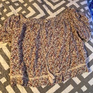 Off the shoulder blouse